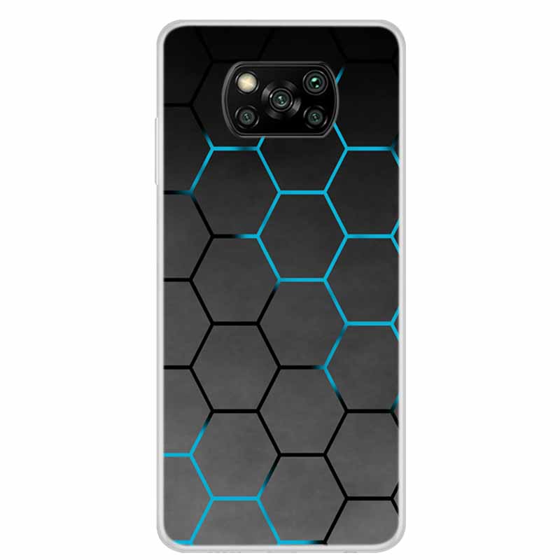 Flower Phone Case For Xiaomi Poco X6 Pro Cases Poco M6 Pro 4G F6 F5 F3 X6 X5 X3 Transparent Clear Soft Bumper Cover Bumper Funda