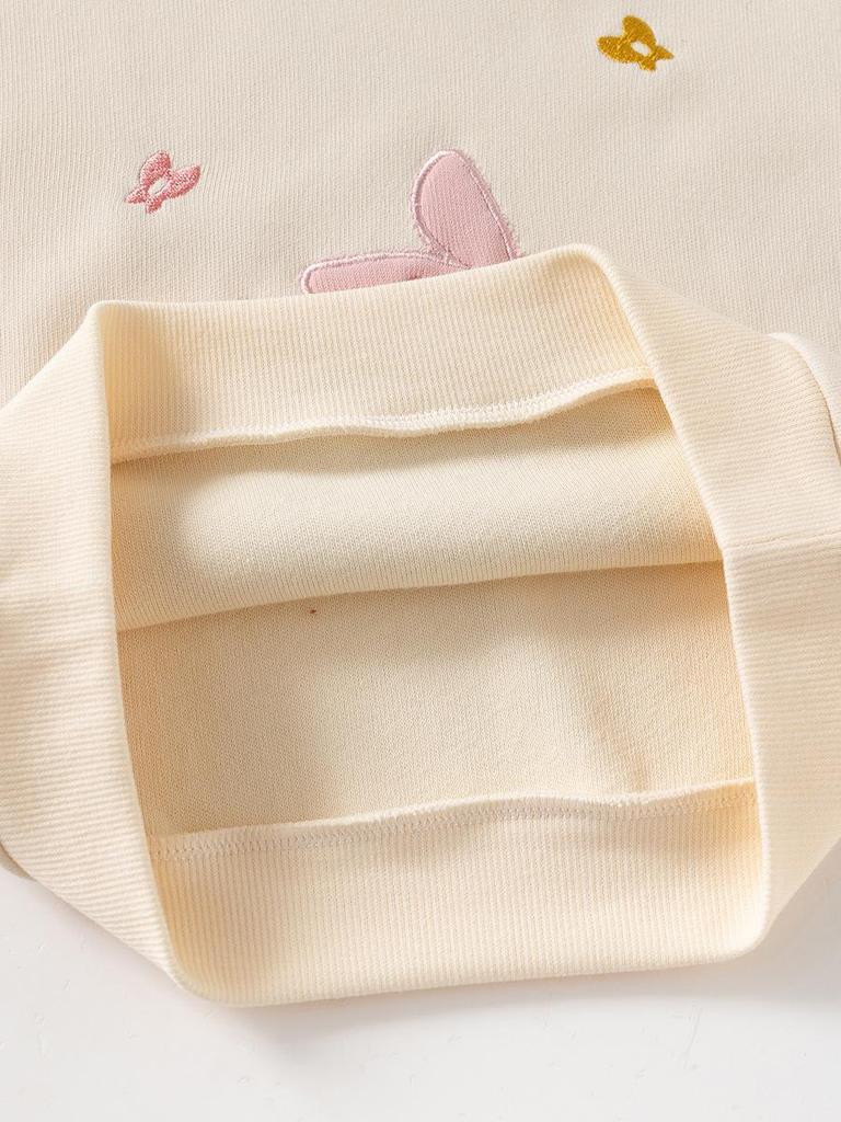 Девочки Осенний Костюм Двойка с Мультяшным Принтом - Стильный Комплект Детской Одежды для Прогулок