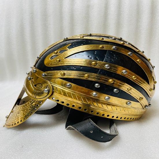 Средневековый шлем викингов, боевой воин, стальная броня, шлем Sca Larp Vendel Helmet