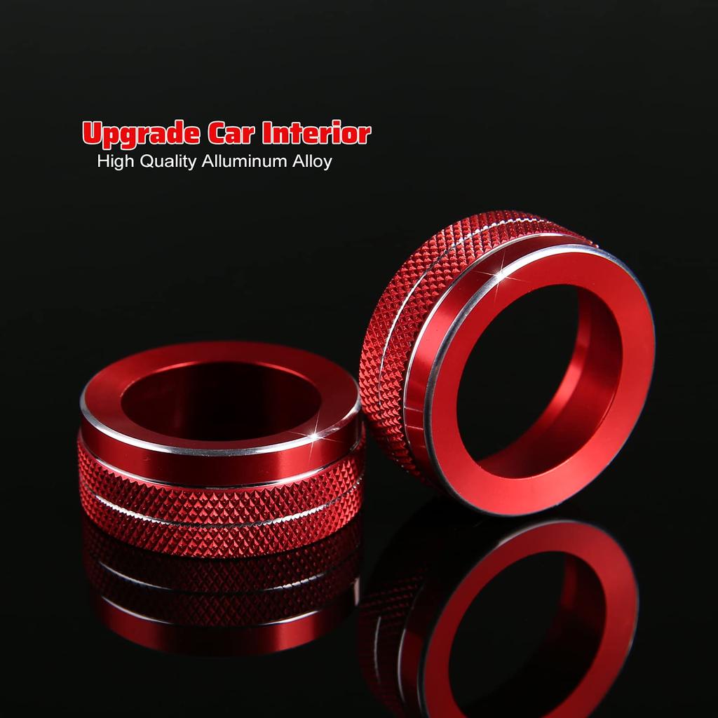 ANFOKAS Mazda 3 6 CX-5 CX-30 CX-50 Accessories Car Center Console AC Knob Cover