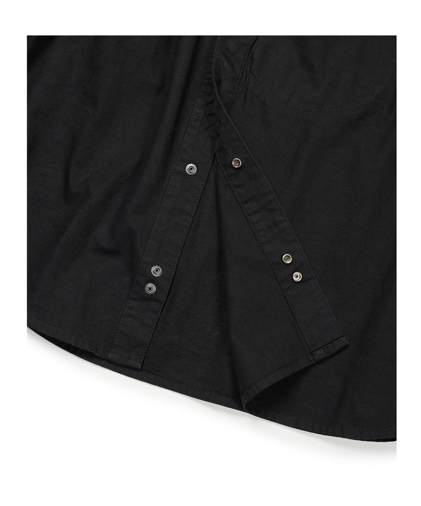ETCE Curved Cotton Shirts (Black)