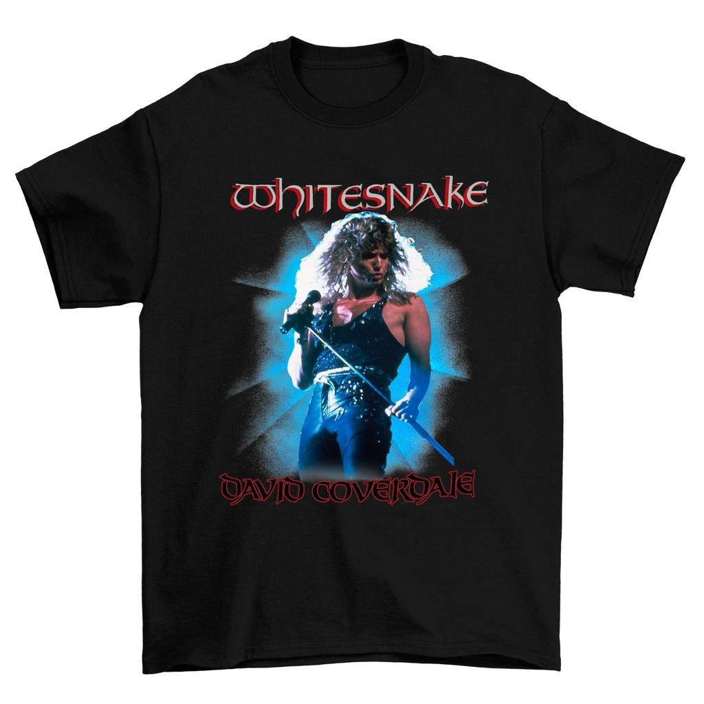 Inspired Whitesnake David Coverdale Cotton Black Unisex S-234XL T-Shirt