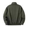 Men's Solid Color Zipper Lapel Retro Jacket Casual Sports Fashion Workwear Coat