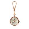 Women's Analog Cat Nurse Watch Clip-on Pocket Watch with Waterproof Keychain, Rose Gold, Fashion Accessory
