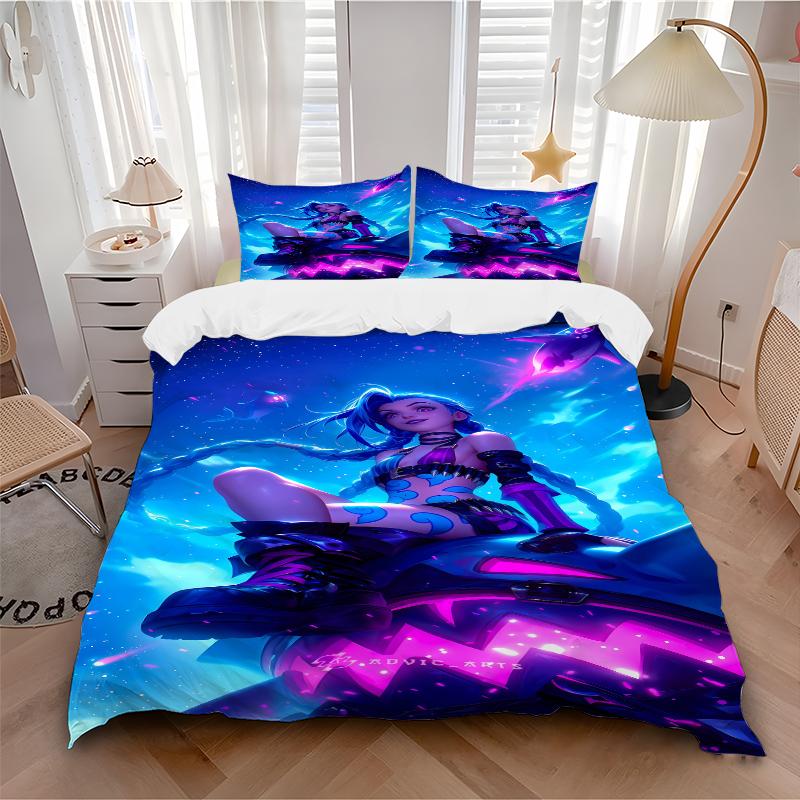 3Pcs Galactic Star Guardian Bedding Sets For All Sizes New 3D Printed Bed Cover Comforter Duvet Cover Pillowcase Bedroom Decoration