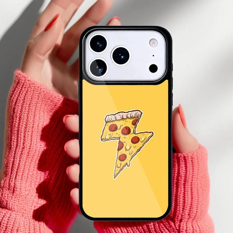 Чехол для телефона Pizza Food Bacon Cheese для iPhone 17 Air 16e 15 14 13 Pro Max Задняя крышка для 12 11 Pro Coque