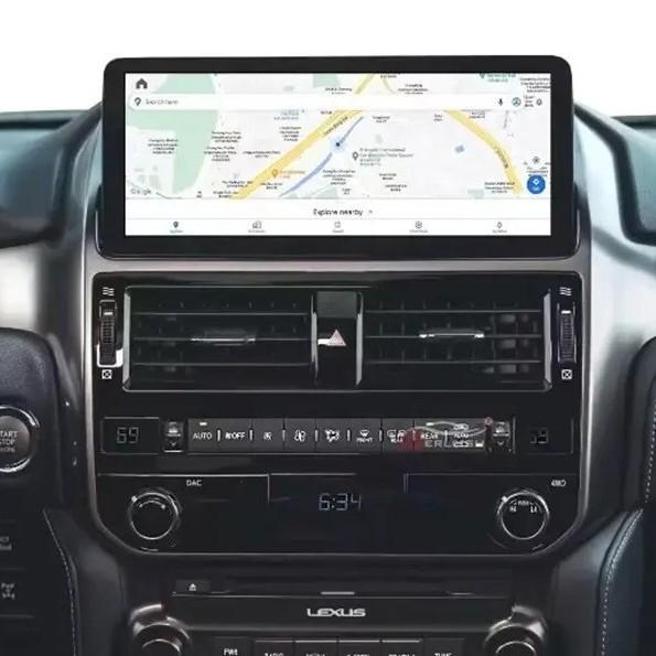 Модернизация Lexus GX460/GX400: Новый центральный дисплей с навигацией, CarPlay и камерой заднего вида.