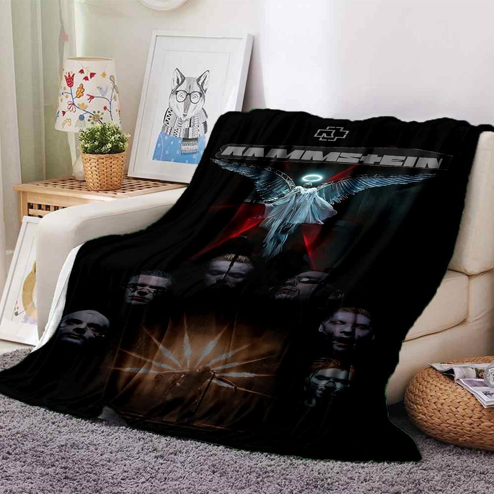 1pc Rammstein Angel Soft Flannel All-Season Throw for Home, Office, Outdoor UseDurable Comfort 100599