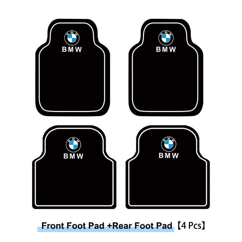 BBKY7 Car Floor Mats Auto Front and Rear Carpet Foot Mats with Rubber Backing For BMW E60 E70 E82 E88 E90 E92 F01 F10 F30 G01 G20 G21