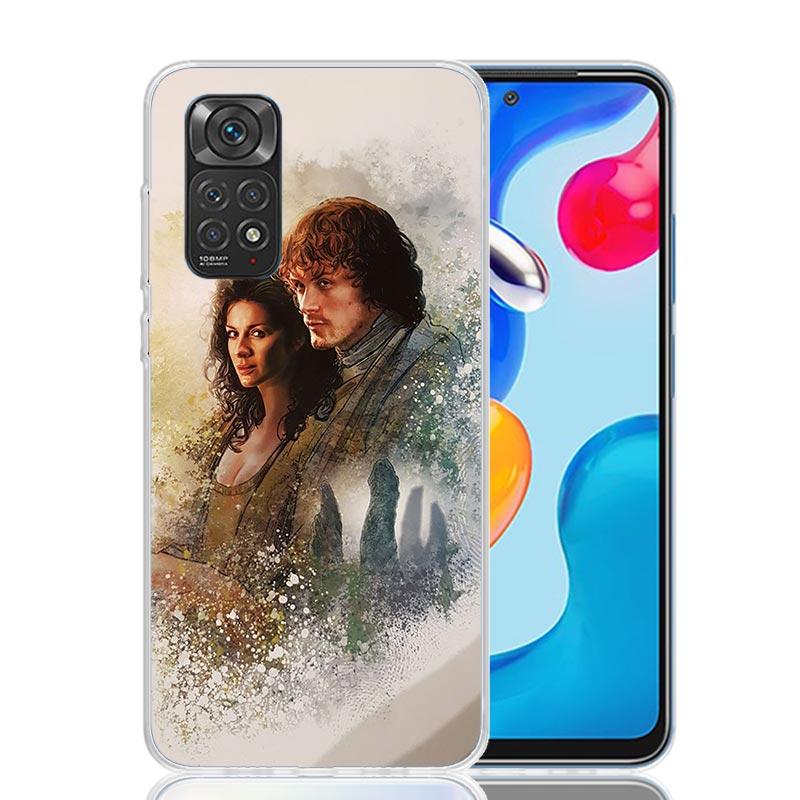 Outlander TV Phone Case For Xiaomi Redmi Note 13 14 15 Pro Plus 12S 12 14S 11S 11E 10 10S 11 11T 5G 4G Cover Coque Redmi Note 13