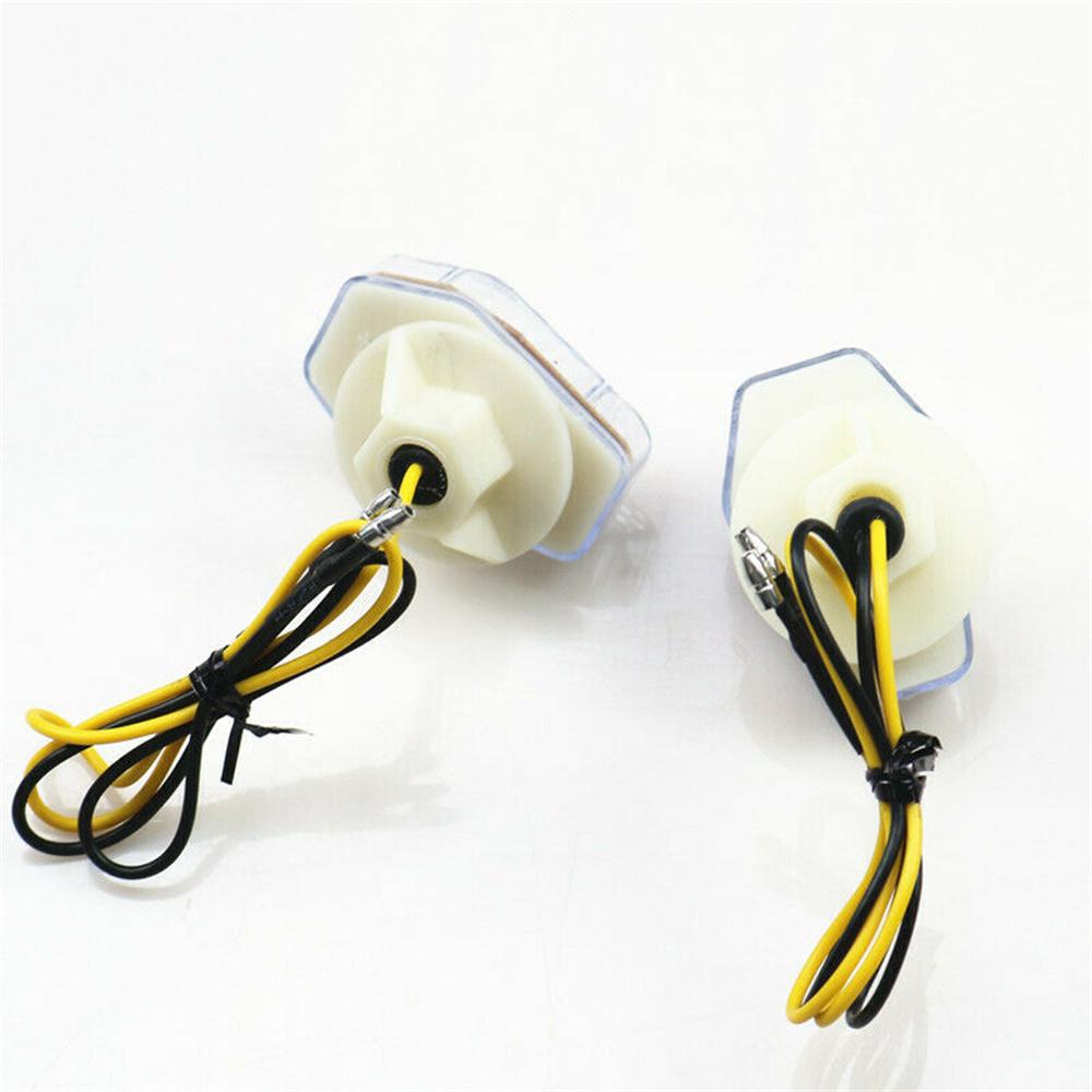 Clear Flush Mount LED Turn Signal For Suzuki SV 650 1000 Bandit 600 1200 1250