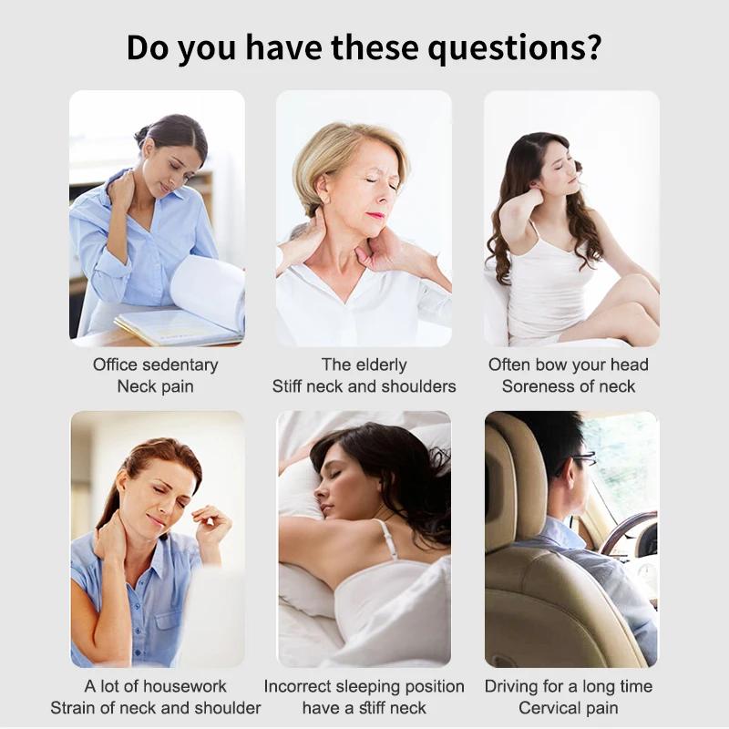 1 шт., самонагревающийся турмалиновый пояс, бандаж для шеи, поддержка магнитной терапии, массажер для шеи, облегчение боли, уход за здоровьем