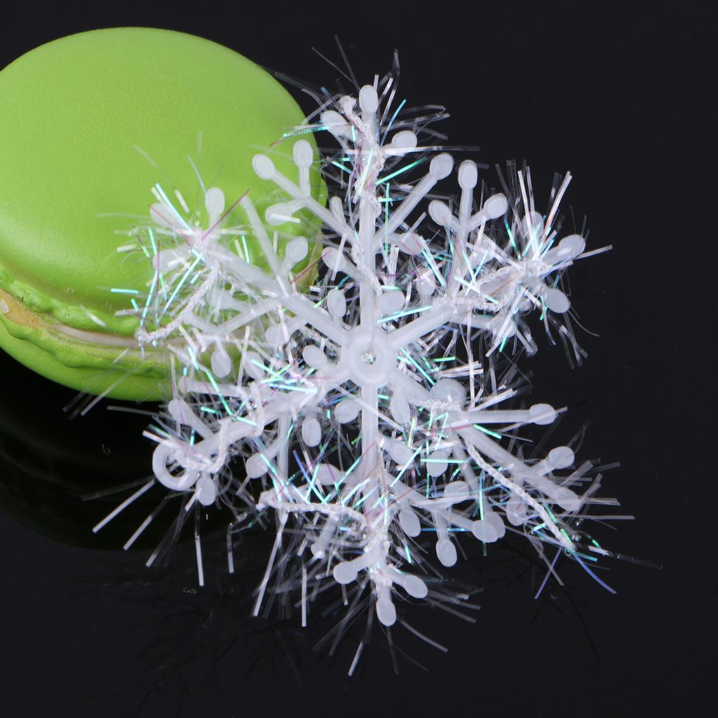 Christmas Snowflake Ornaments 6pc/set Winter Window Wall Deoration for Home Festival Party Window Wall Door Decoration