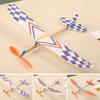3Pcs Rubber Band Powered Aircraft Model Lightweight Kids Educational Throwing Glider Airplane Toddlers Boys Girls Outdoor Flying Plane Toy