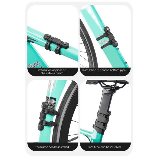 Bicycle Water Bottle Holder Adapter Adjustable Mountain Road Bike Handlebar Seatpost Tube Frame Mount Beverage Bottle Cage Mounting Base