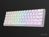 Geeky GK61 Mechanical Gaming Keyboard 61 Keys Multicolor RGB LED Backlit for Gamers ANSI US American Layout Mechanical 60% Hot-Swappable PC/Mac