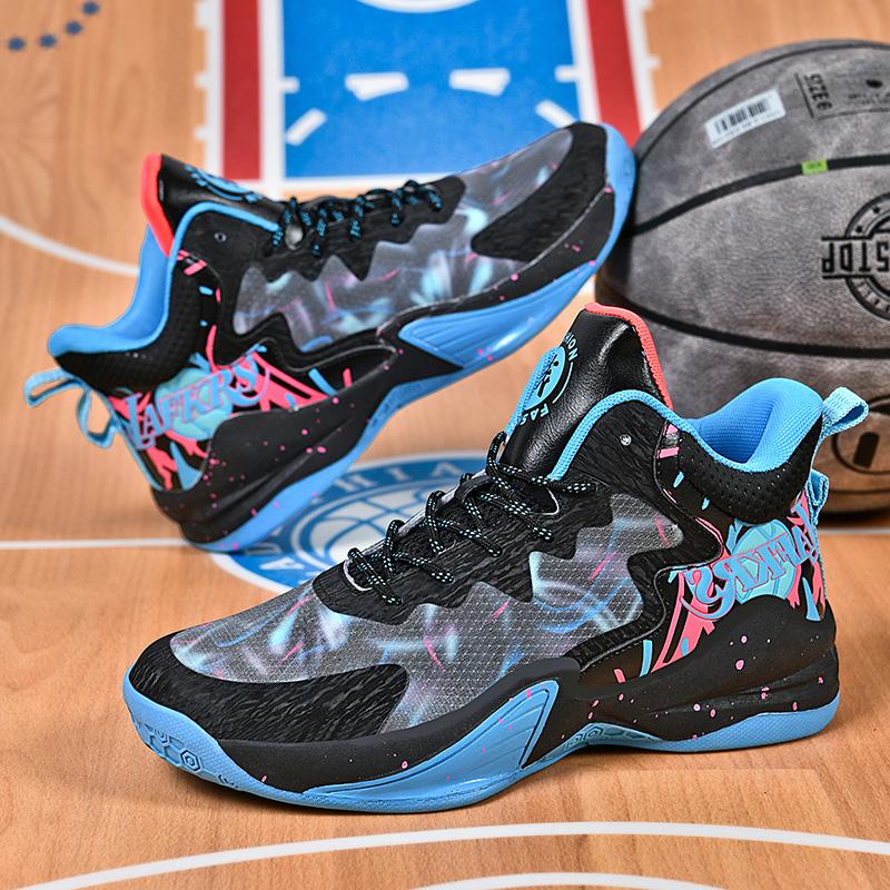 Модные мужские баскетбольные кроссовки, нескользящие, повседневные, мужские, высококачественные, баскетбольные ботинки, женские, дышащие, уличные, носимые, теннисные кроссовки