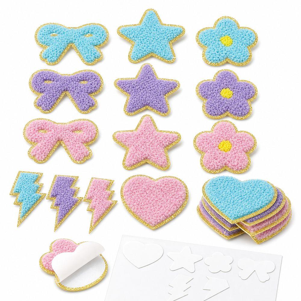 Colorful Patch Repair Star Shape Cloth Patches  ForClothing/Towel/Bags/Jackets/Patchwork