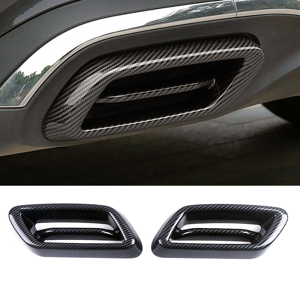 Для Mercedes Benz C Class W206 C200 C220 C260 C300 2024 2024 Автомобильный глушитель, хвостовая часть, выхлопная труба, задняя крышка, отделка, стильный ремонт