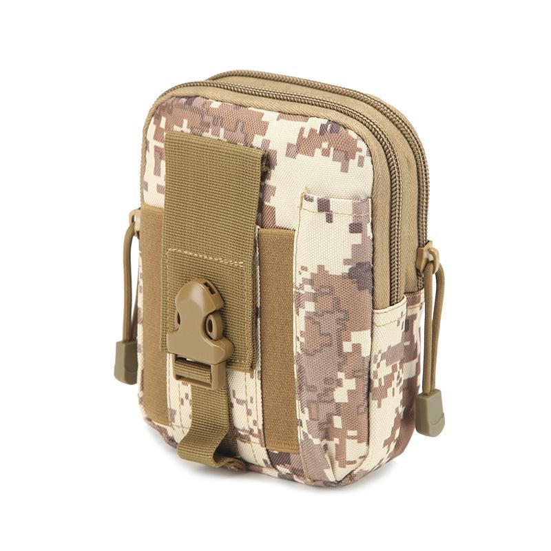 Men's Tactical Camouflage Waist Pack: Multi-Functional Outdoor Cycling Bag for Coins, Phone, and More