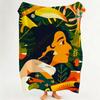 Illustrator O Owen Davey Throw Flannel Throw Blanket Suitable for Sofa Living Room Bedroom