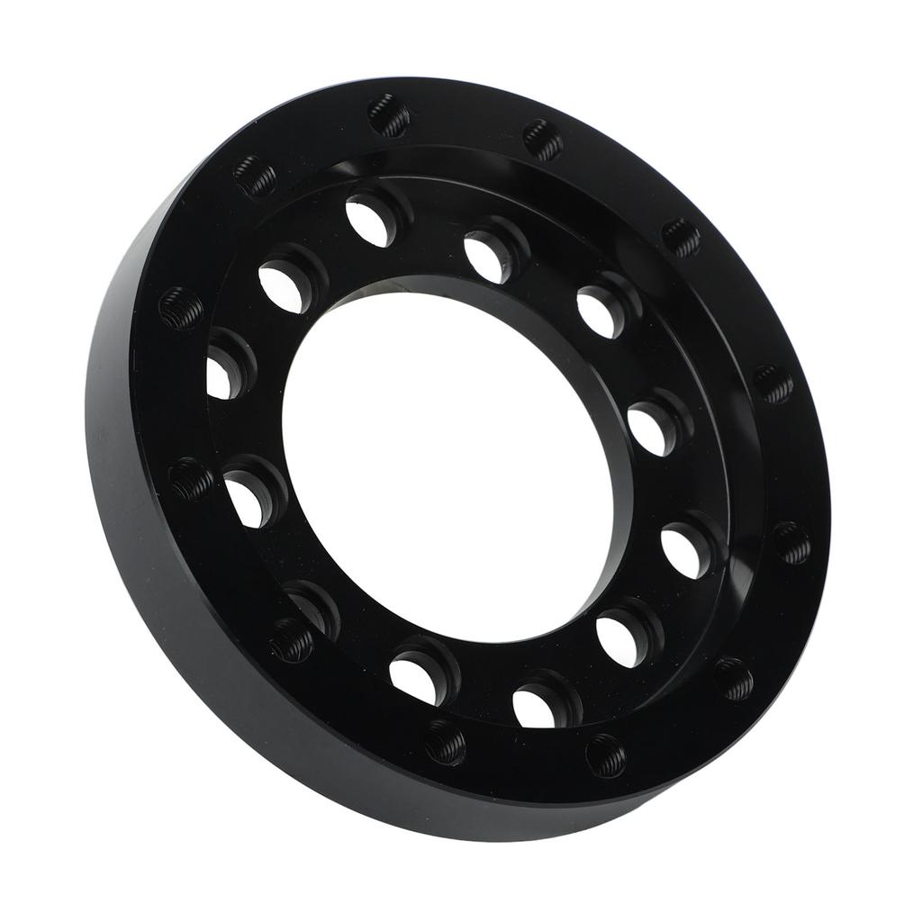 Steering Wheel Adapter Black Plate CNC Aluminium Alloy for Logitech G25 G27 G29 G920 13 14in Steering Wheel 70mm 2.75in