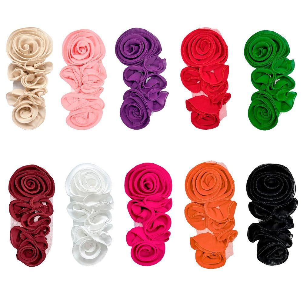 Big Flower 3D Floral Patch Decorative Cloth Fabric DIY Chest Flower Decorative Applique