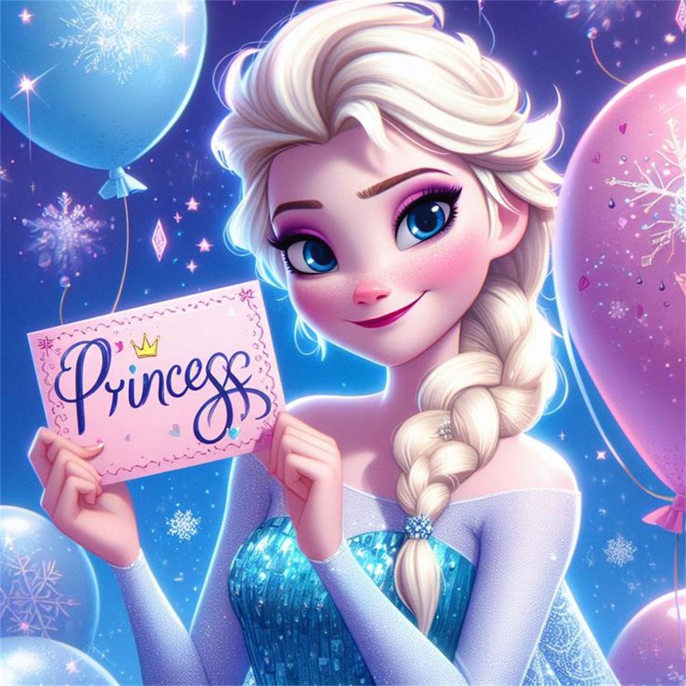 Princess Elsa Anna Diamond Painting New Full Diamond Frozen Series Bedroom Decoration Diamond Embroidery Material Pack