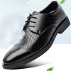 Fashion Dress Shoes Man Cowhide Black Office Social Shoe for Men Official Cheap Clearance Liquidation Leather Casual Elegant and Classic
