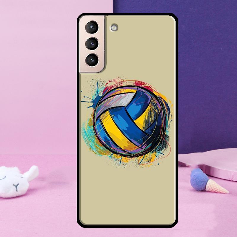 Чехол для телефона Спортивный волейбол Для Samsung Galaxy S25 Ultra S24 S23 Ultra S9 S10 S20 S21 S22 Plus S24 FE Чехол