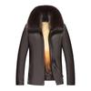 Куртка из натуральной кожи мужская с подкладкой из норки, новая зимняя куртка из норки Ni Overcome Fur Integrated Gold Mink