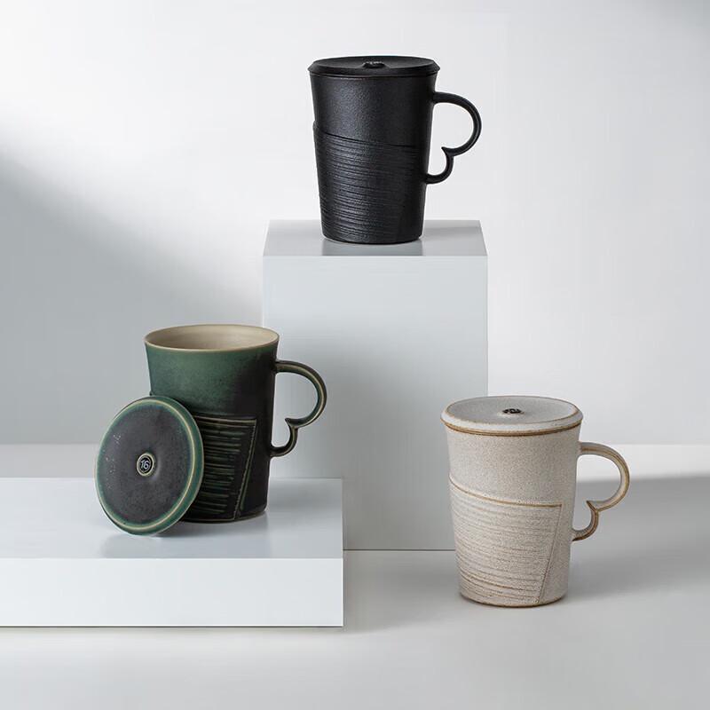 Wanqiantang Ceramic Office Tea Cup with Lid