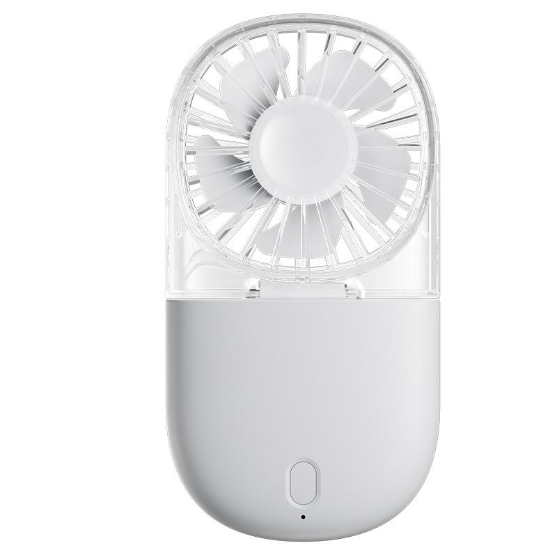 25th Anniversary Folding Transparent Mini Portable Neck Fan for Travel & Camping