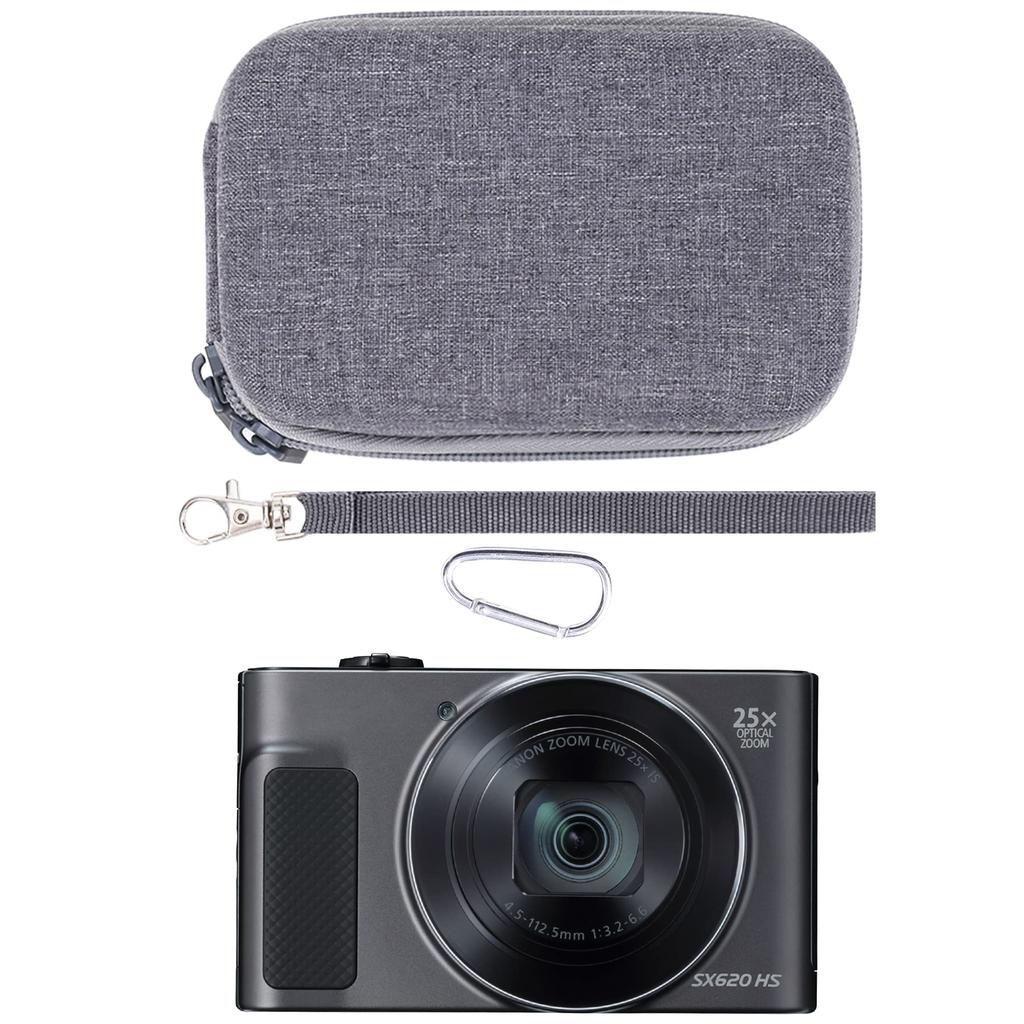 Dedicated Storage Case for Canon PowerShot SX620HS/720HS/730HS/740HS Compact Digital Cameras (Gray)