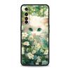 Милый чехол для телефона с кошкой-детективом Для Realme 12 11 10 9 8 5G 7 6 GT5 GT3 GT2 Pro Plus C21 C11 C25 C35 GT Neo 2 3 3T 5 Мягкий чехол