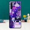 Purple aesthetic Phone Case For Oppo A78 A96 A58 A18 A38 A98 A17 A77 A80 A40 A60 A16 A76 A74 A94 A54 A15 A57S