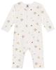 Footless Romper A0BB1 12 Months 74cm [Petit Bateau] Off-white/Multicolor