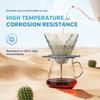 Современная и практичная кофеварка пуровер с многоразовым фильтром