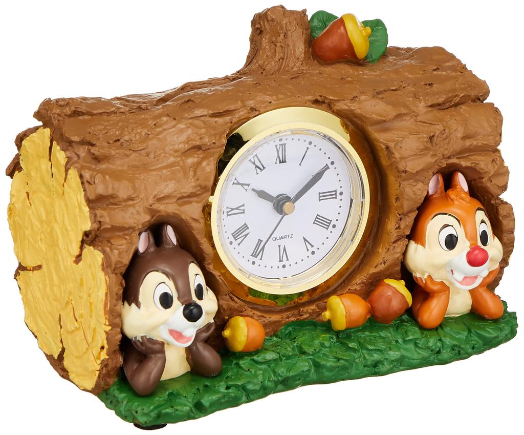 Seto Craft Table Clock Disney Chip Dale & SDD-2201