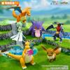 Original  Pikachu Charizard Gengar Snorlax Piplup Clockwork Action Figure Pocket Monster Model Children Birthday Gifts