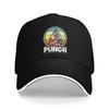 Cute Baby Monkey Punch Sad Little Punch Big Love Baseball Cap Retro Trucker Hat Summer Unisex Unisex Running Hippie Baseball Caps