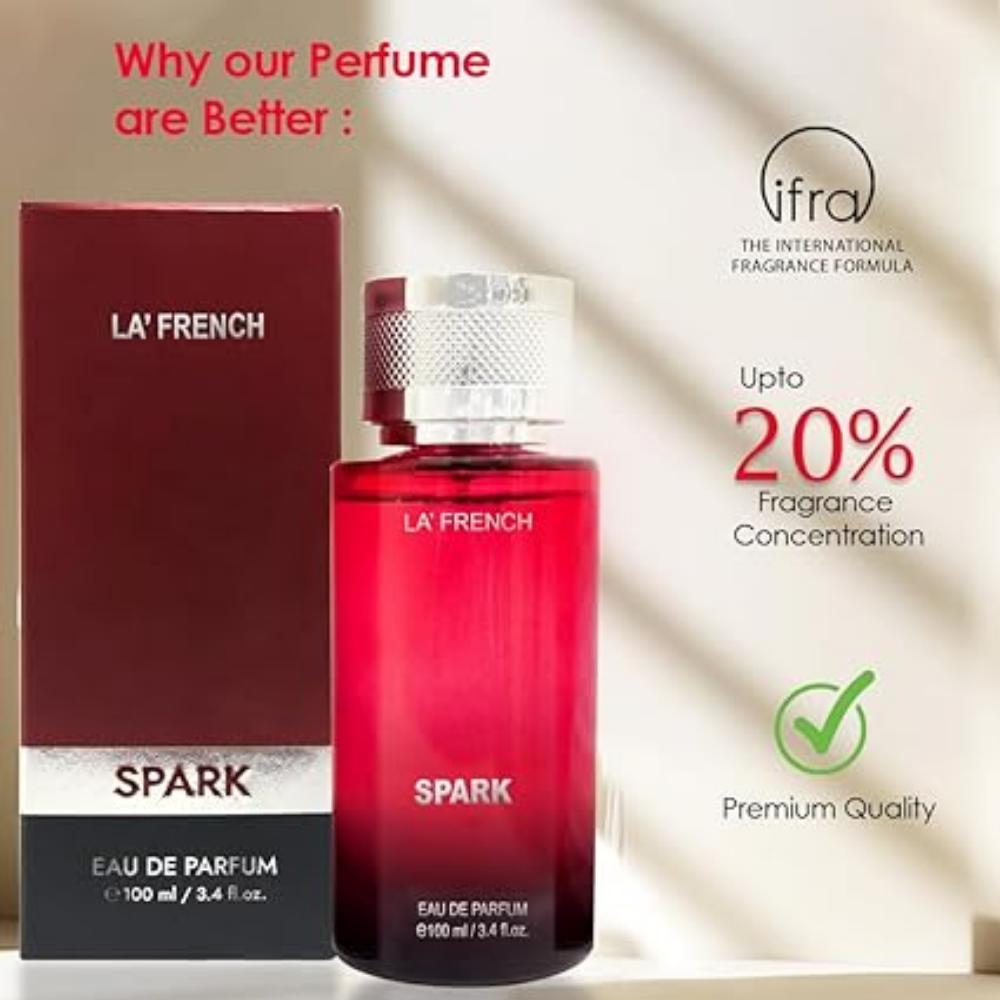 Spark Eau De Parfum – 100 мл | Стойкие духи для мужчин и женщин | Смелый аромат унисекс | Идеально подходит для всех случаев | Премиальные духи