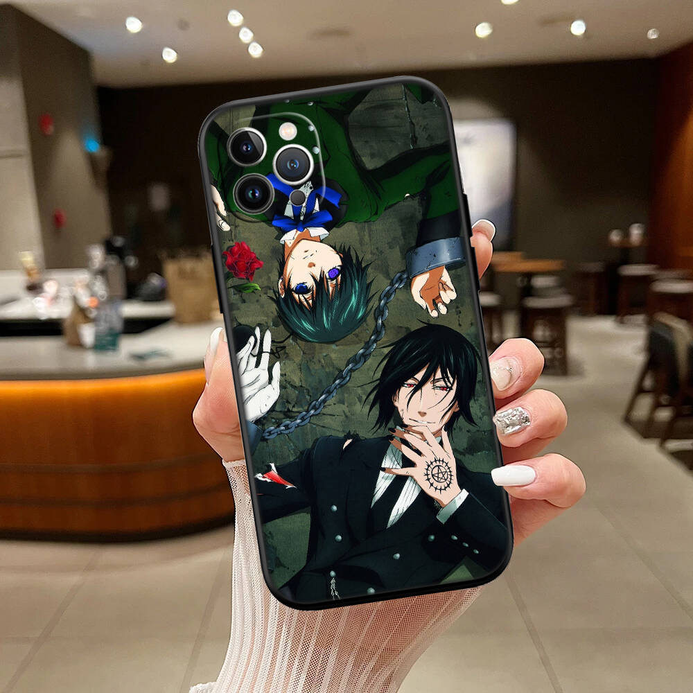 Black Butler Phone Case for Xiaomi Poco C40 C51 C50 C55 C65 C71 C75 C85 F8 F7 F6 F5 F3 F2 X7 X6 X4 X3 M7 M6 M5 M4 M3 M2 Pro