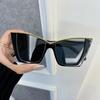 Дизайнерские Солнцезащитные Очки Кошачий Глаз Женские Мужские Прекрасный Бренд Квадратные Солнечные Очки Женские Мужские Большая Рамка Зеркальные Повседневные
