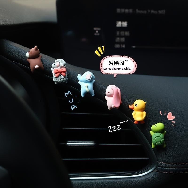 Unique Animal Ornament for Car Console Center and Rearview Mirror Display
