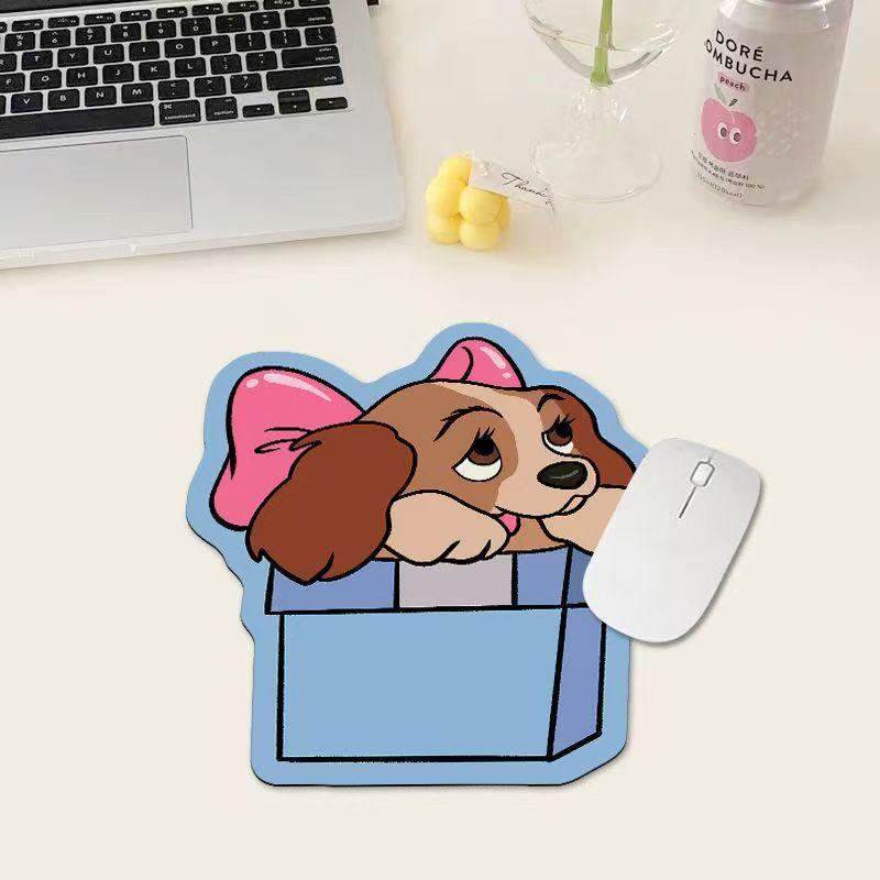 Коврик для мыши Marie Cat в форме сердца, инопланетный - Маленький, Нескользящий, Износостойкий, Легко чистящийся коврик для рабочего стола ноутбука.