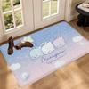 Cute Mamegoma Bathroom Mat Anti-slip Absorb Water Long Strip Cushion Bedroon Mat Welcome Doormat