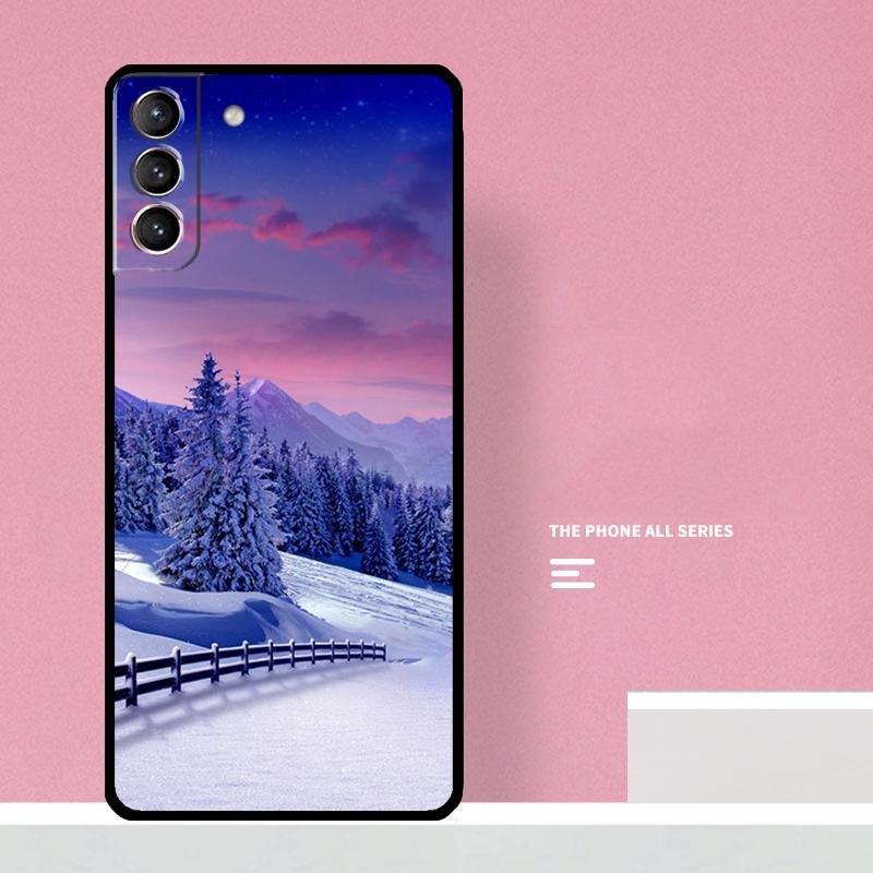 Чехол для телефона Landscape Winter Light Snow для Samsung Galaxy S26 S25 S24 S20 S21 S22 S23 Ultra S10 Plus S25 FE Cover Coque