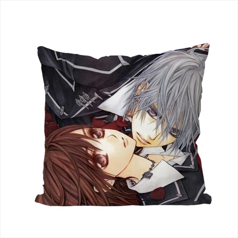VVampire Knight Pillow Case For Car Sofa Decorative Home Doublesided Print Plush Square Throw Pillow Cushion Cover