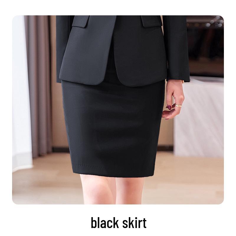 Женский деловой костюм Zihong класса люкс - Весенне-осенний темпераментный стиль для собеседований в колледже и официальной одежды